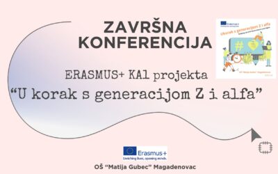 Završna konferencija Erasmus+ KA 1 projekta “U korak s generacijom Z i Alfa”